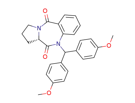 (11aS)-(+)-10-di(p-anisyl)methyl-2,3,5,10,11,11a-hexahydro-5,11-dioxo-1H-pyrrolo[2,1-c][1,4]benzodiazepine