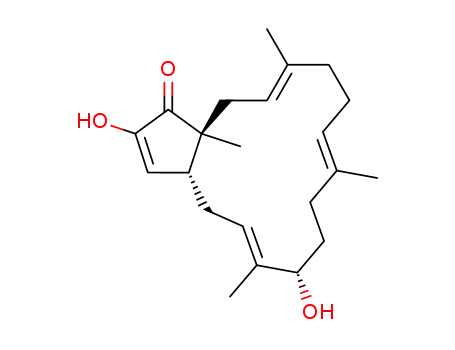 2,7-dihydroxy-6,10,14,16a-tetramethyl-4,7,8,9,12,13,16,16a-octahydro-3aH-cyclopentacyclopentadecen-1-one