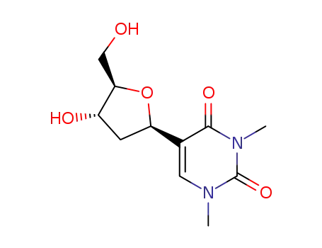 Molecular Structure of 65358-16-9 (1,3-DIMETHYL-2'-DEOXYPSEUDOURIDINE)