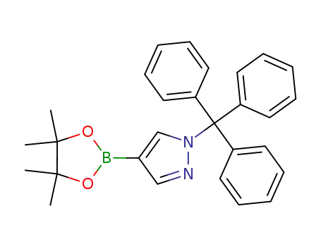 4-(4,4,5,5-tetramethyl-1,3,2-dioxaborolan-2-yl)-1-trityl-pyrazole cas no. 863238-73-7 98%