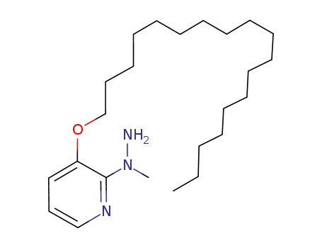 2-(1-methylhydrazino)-3-octadecyloxypyridine