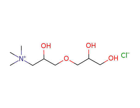 1-trimethylammonium-2,5,6-trihydroxydipropyl ether chloride