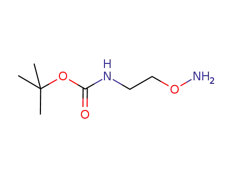 카르밤산, [2-(아미노옥시)에틸]-, 1,1-디메틸에틸 에스테르(9CI)