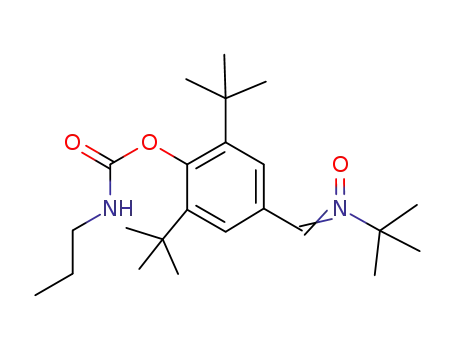 α-[4-(n-propylaminocarbonyloxy)-3,5-di-tert-butylphenyl]-N-tert-butylnitrone