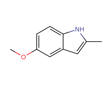 Molecular Structure of 1076-74-0 (5-METHOXY-2-METHYLINDOLE)