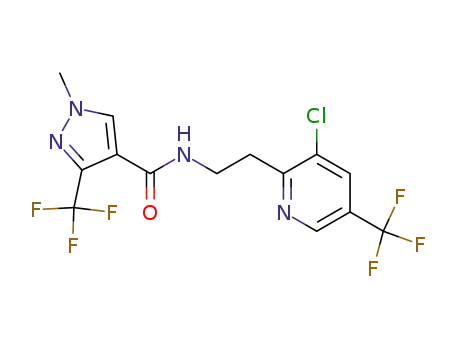 1-Methyl-3-trifluoromethyl-1H-pyrazole-4-carboxylic acid [2-(3-chloro-5-trifluoromethyl-pyridin-2-yl)-ethyl]-amide