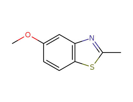 Molecular Structure of 2941-69-7 (5-Methoxy-2-methylbenzothiazole)