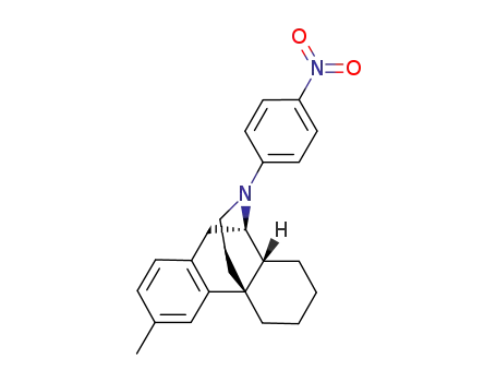 (+)-3-methoxy-17-(4-nitrophenyl) morphinan