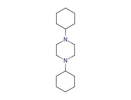 Molecular Structure of 19982-04-8 (Piperazine, 1,4-dicyclohexyl-)