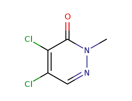 Molecular Structure of 933-76-6 (4,5-DICHLORO-2-METHYLPYRIDAZIN-3-ONE)