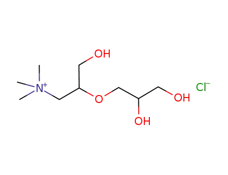 1-trimethylammonium-2-hydroxymethyl-4,5-dihydroxypropyl ethyl ether chloride
