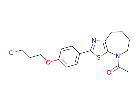 4-acetyl-2-[4-(3-chloropropoxy)phenyl]-5,6,7,8-tetrahydro-4H-[1,3]thiazolo[5,4-b]azepine