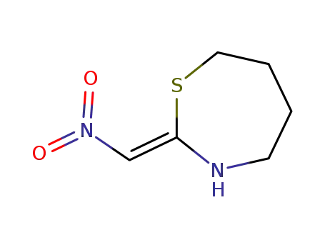 hexahydro-2-(nitromethylene)-1,3-thiazepine