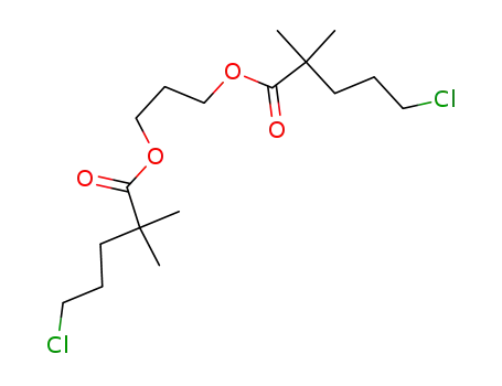 Pentanoic acid, 5-chloro-2,2-dimethyl-, 1,3-propanediyl ester