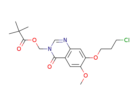 7-(3-chloropropoxy)-6-methoxy-3-((pivaloyloxy)methyl)-3,4-dihydroquinazolin-4-one