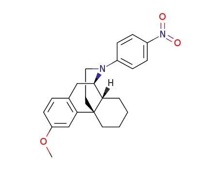 (+)-3-methoxy-17-(4-nitrophenyl)morphinan
