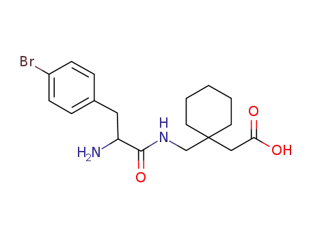 1-{(4-bromophenylalaninyl)aminomethyl}-1-cyclohexane-acetic acid