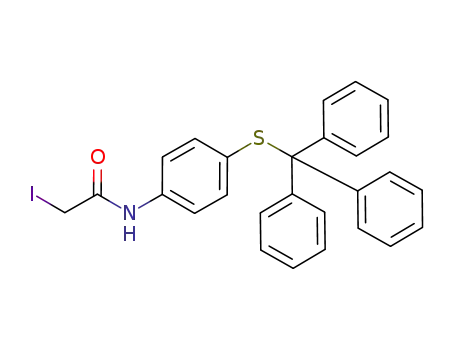 2-iodo-N-[4-[(triphenylmethyl)thio]phenyl]-acetamide