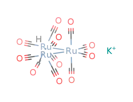 K(1+)*HRu3(CO)11(1-)=KHRu3(CO)11