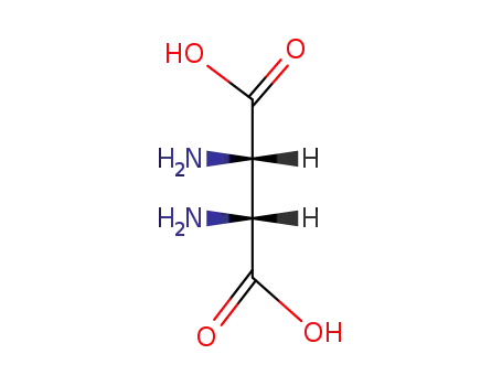 Molecular Structure of 23220-52-2 (MESO-2 3-DIAMINOSUCCINIC ACID)