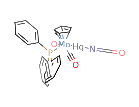 trans-dicarbonyl(η5-cyclopentadienyl)(cyanatomercurio)(triphenylphosphine)molybdenum