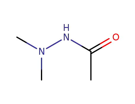 Molecular Structure of 6233-04-1 (N',N'-dimethylacetohydrazide)