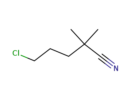 5-chloro-2,2-dimethylpentanenitrile