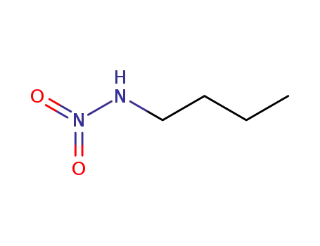 Molecular Structure of 3182-75-0 (N-nitrobutan-1-amine)