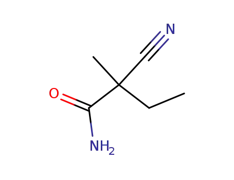 2-cyano-2-methyl-butyric acid amide