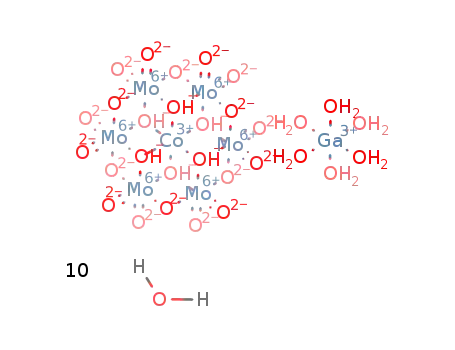 hexaaquagallium(III) hexahydrogentetracosaoxocobalt(III)hexamolybdate decahydrate