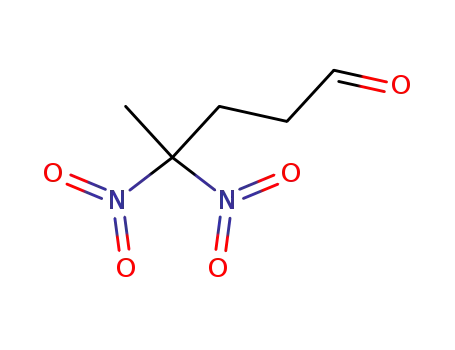 Molecular Structure of 5437-68-3 (4,4-dinitropentanal)