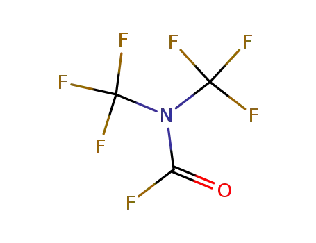 Molecular Structure of 432-00-8 (Carbamic fluoride, bis(trifluoromethyl)-)