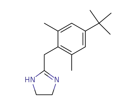 Molecular Structure of 526-36-3 (2-(4-TERT-BUTYL-2,6-DIMETHYL-BENZYL)-4,5-DIHYDRO-1H-IMIDAZOLE)
