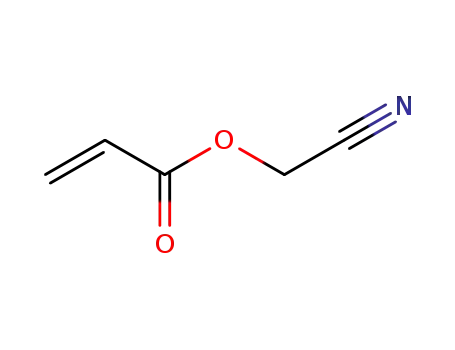 Molecular Structure of 13818-40-1 (2-Propenoic acid, cyanomethyl ester)