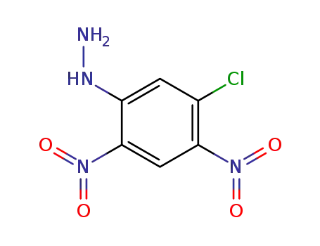 Molecular Structure of 62088-24-8 (Hydrazine, (5-chloro-2,4-dinitrophenyl)-)
