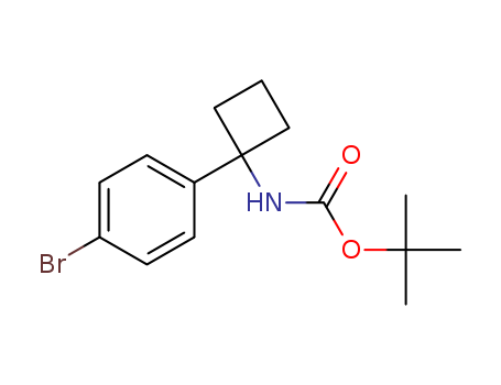 tert-Butyl [1-(4-bromophenyl)cyclobutyl]carbamate