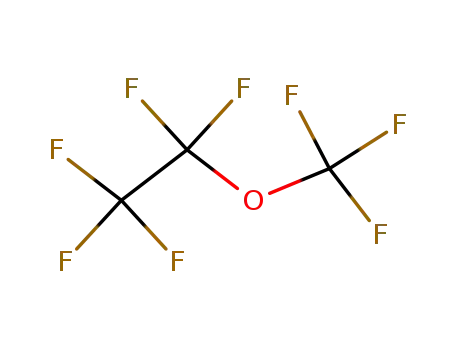 Molecular Structure of 665-16-7 (1,1,1,2,2-pentafluoro-2-(trifluoromethoxy)ethane)