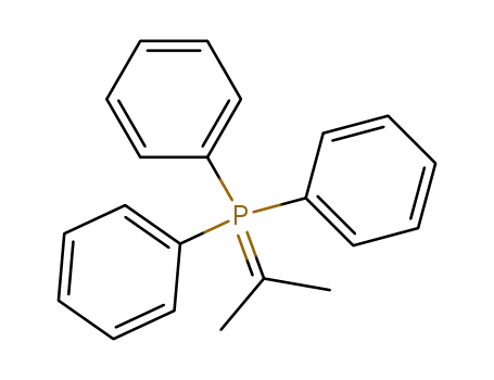 Molecular Structure of 16666-80-1 (triphenyl(propan-2-ylidene)-lambda~5~-phosphane)