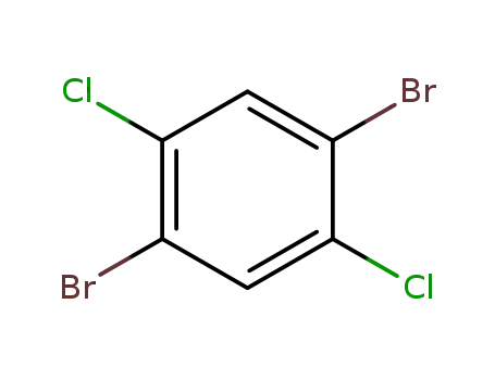 Molecular Structure of 4571-24-8 (1,4-Dibromo-2,5-dichlorobenzene)
