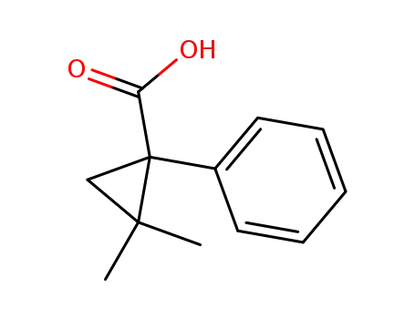 (rac)-2,2-dimethyl-1-phenylcyclopropanecarboxylic acid