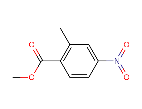 Molecular Structure of 62621-09-4 (Methyl 2-Methyl-4-nitrobenzoate)