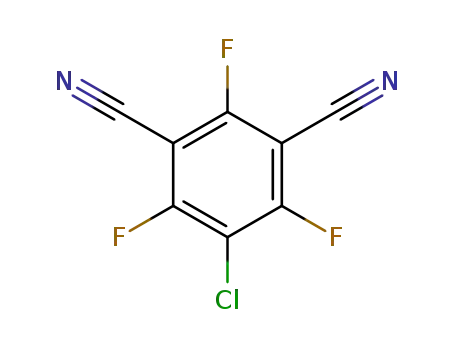 Molecular Structure of 1897-50-3 (5-Chloro-2,4,6-trifluoroisophthalonitrile)