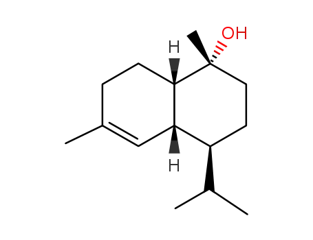 Molecular Structure of 19435-97-3 ((1R,4S,4aR,8aS)-1,6-dimethyl-4-(1-methylethyl)-1,2,3,4,4a,7,8,8a-octahydronaphthalen-1-ol)