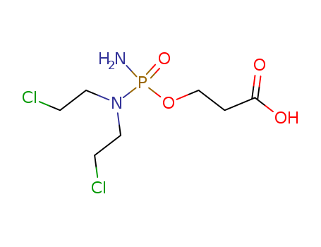 Propanoic acid,3-[[amino[bis(2-chloroethyl)amino]phosphinyl]oxy]-