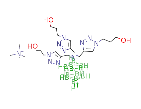 N,N,N-tris[1-(3-hydroxypropyl)(1,2,3-triazol-4-yl)methyl]amino-undecahydro-closo-dodecaborate(1-) tetramethylammonium