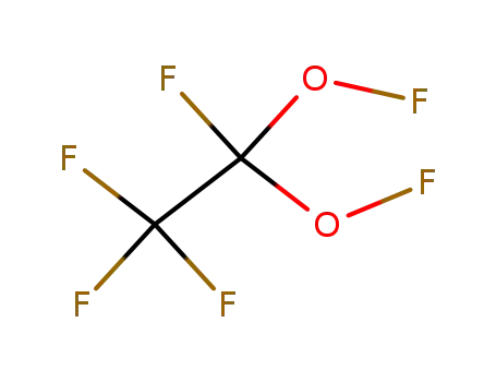 Hypofluorous acid,tetrafluoroethylidene ester (9CI)