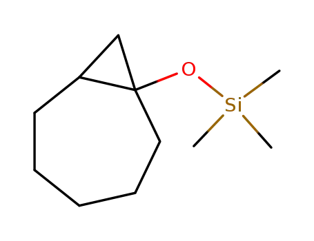 Molecular Structure of 50338-48-2 (Silane, (bicyclo[5.1.0]oct-1-yloxy)trimethyl-)