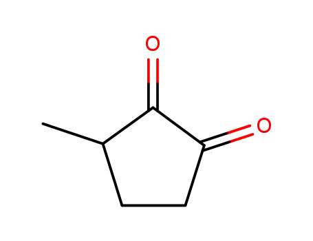 Molecular Structure of 765-70-8 (3-Methyl-1,2-cyclopentanedione)