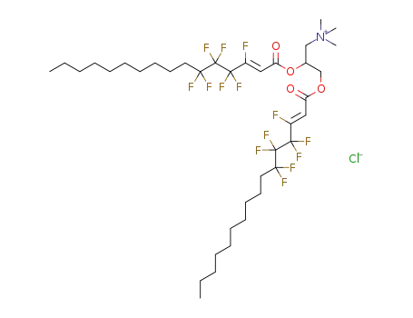 (2,3-bis((3,4,4,5,5,6,6-heptafluorohexadecen-2-oyl)oxy)prop-1-yl)-N,N,N-trimethylammonium chloride