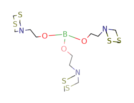 tris[2-(1,3,5-dithiazinan-5-yl)ethanyl] boric ester